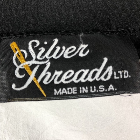 VINTAGE 80's COLOR BLOCK SHIRT BLOUSE TOP - Picture 4 of 6